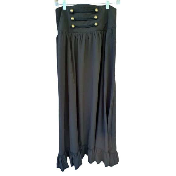 NWT Scarlet Darkness Back Lace Up Corset Skirt Long Victorian Steampunk Large - Picture 5 of 10